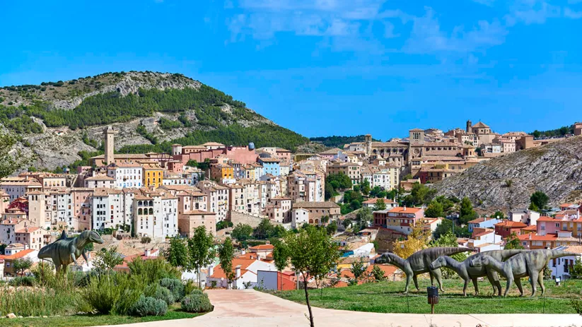 Vista general de Cuenca desde la zona del Museo Paleontológico