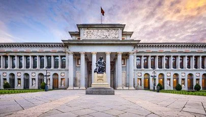 Exterior del Museo del Prado en Madrid