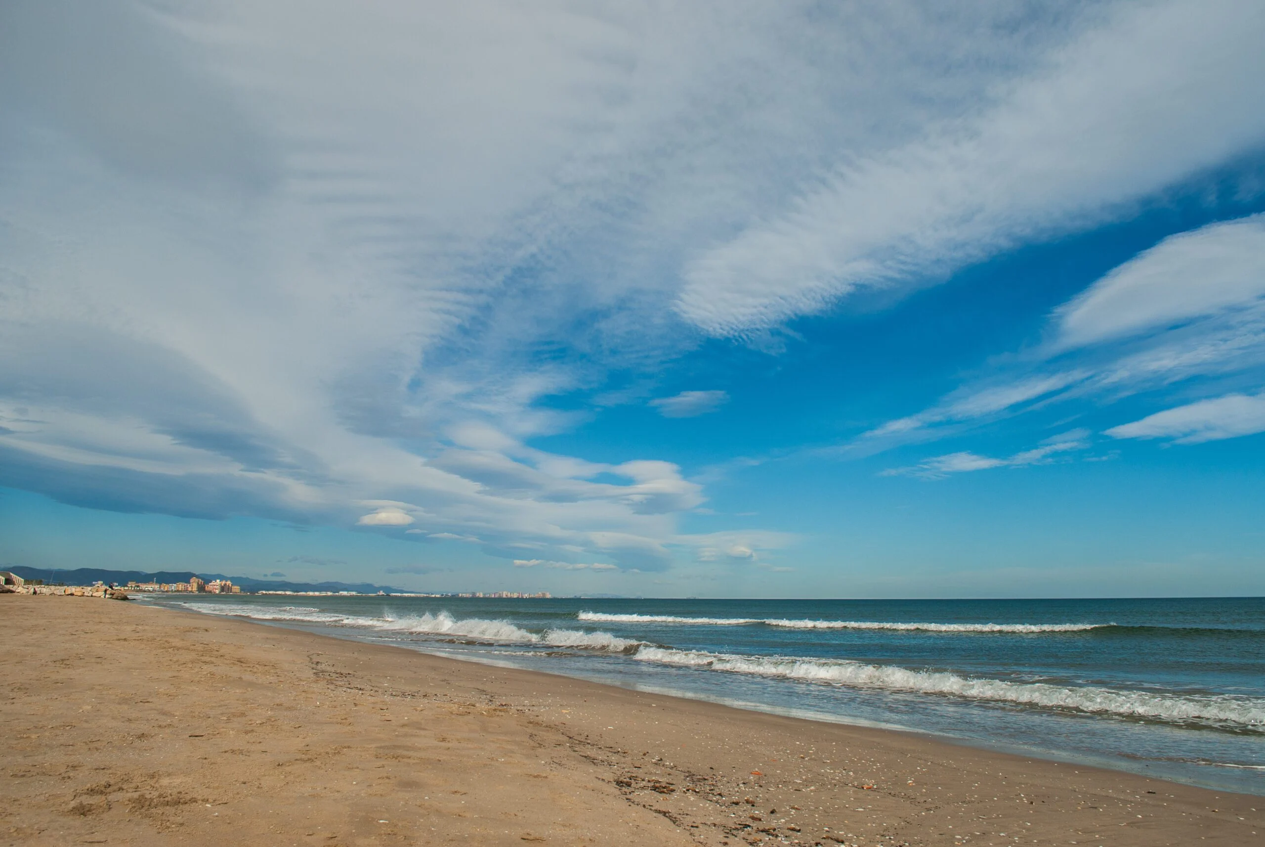 Playa de la Malvarrosa en Valencia