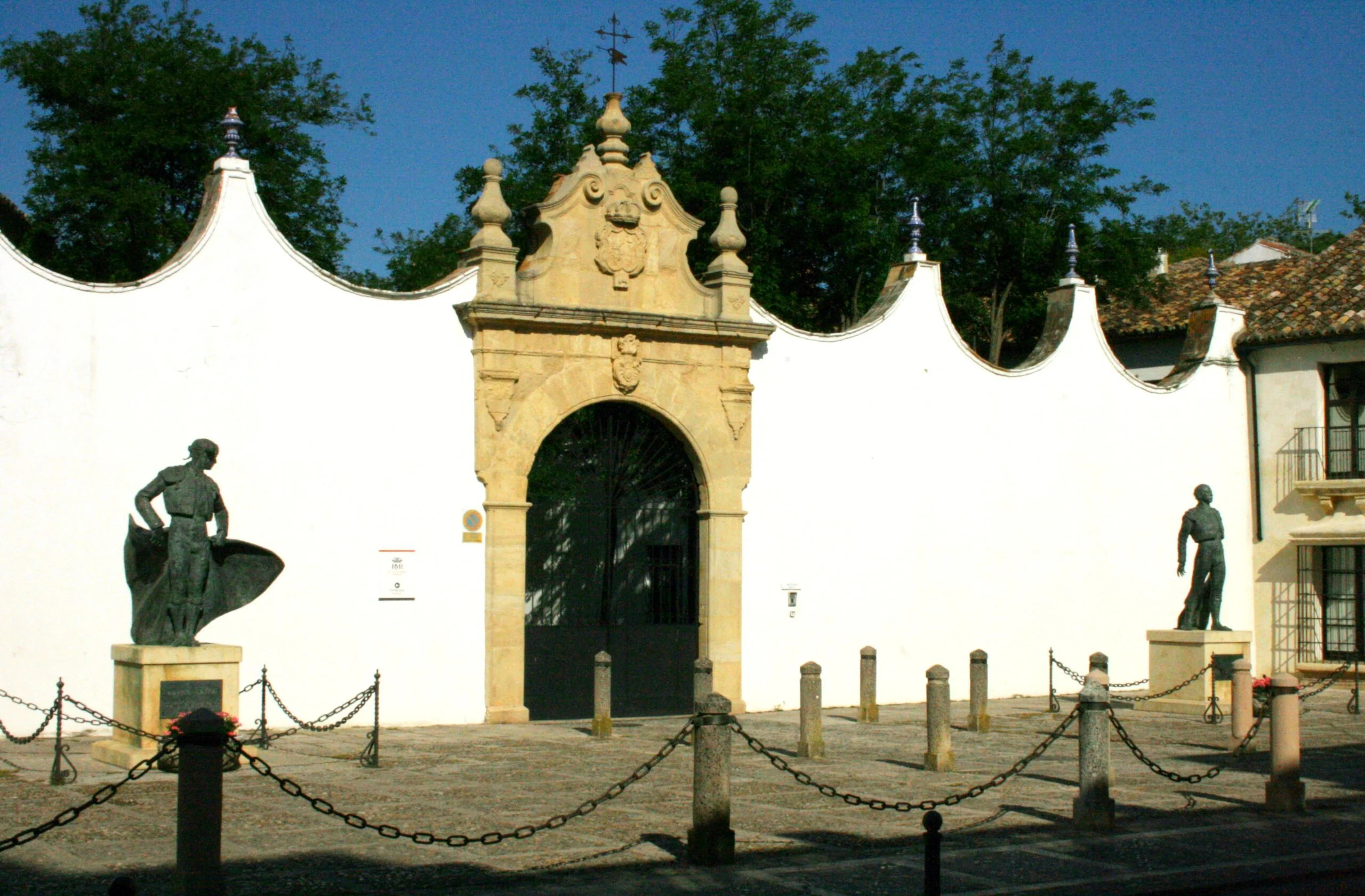 Plaza de Toros de Ronda vista desde el interior